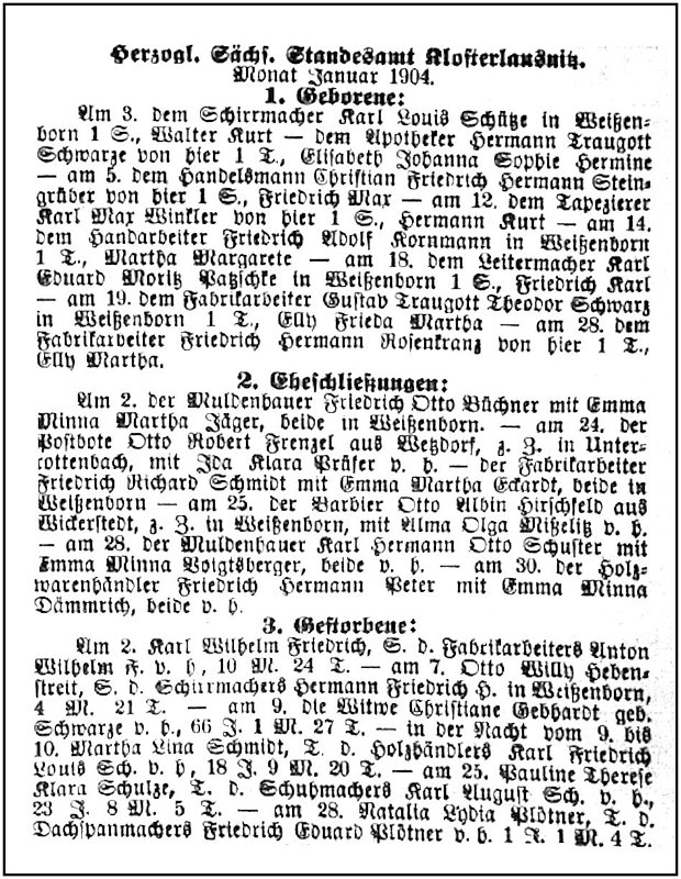 1904-02-09 Kl Standesamtsregister